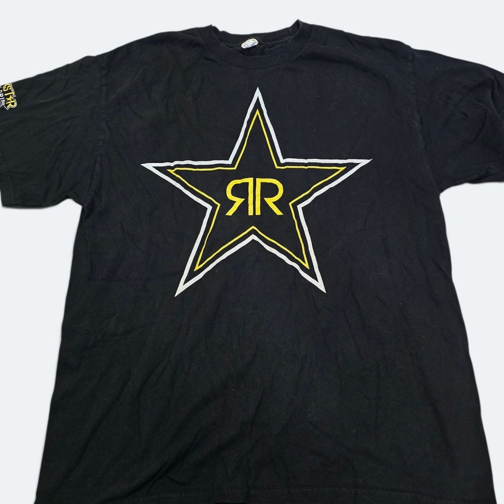 Rockstar Energy Drink Harley-Davidson 110th Anniversary T-Shirt Mens Large